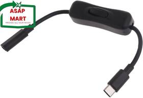 Wfa1088 Fansoftiks 1pc Black Power Strips For Switch Usb C Male To Female Type Extension Ca