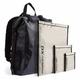 14551-1 Faraday Dry Bag Backpack With 3 Pcs Nx3 Kit Waterproof Shielding Storage