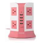 4330215558 Fba Safemore Smart With Output Power Strip Pink And White Surge