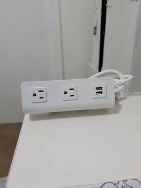 Fch4-dsk-wht Fellowes Esi Flexcharge 4 Personal Desktop Power Unit With Usb