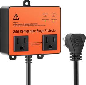 Fjkj Inc. 744110170238 Refrigerator Surge Protector Ortis Double Outlet Voltage For Home App