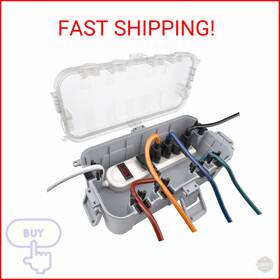 7005tr-gy Flemoon Medium Outdoor Electrical Box Waterproof With Clear Lid Weatherproof Ex