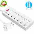 Flepow6a6unw Flepow 5.9ft 6 Output Usb