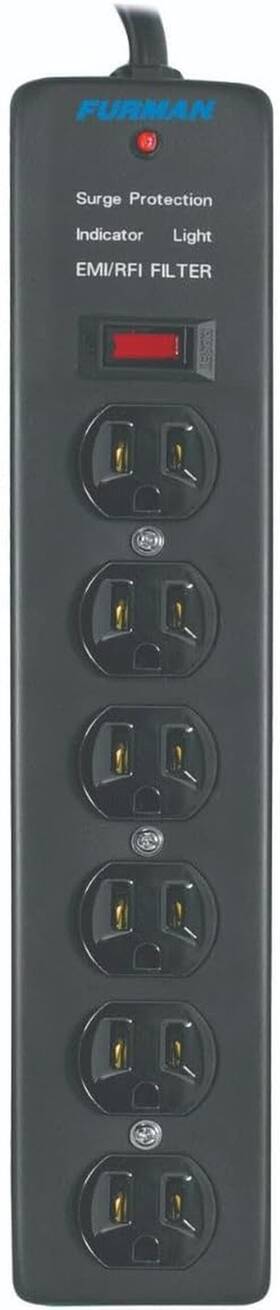Ss6d1 Furman 705353765865 Ss-6 6-outlet Pro Surge Suppressor Strip