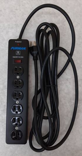 S9p609ni Furman Ss-6 Pro Plugs 6 Outlet Power Strip 120v 15a 540j