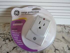 Ge 030878002622 Surge Protector Phone / Modem Protection With 6ft Cord Nip