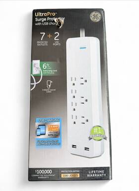 36363-cs1 Ge 030878363631 Fast Free Ship Surge Protector Outlet Strip 6 Ft L Cord