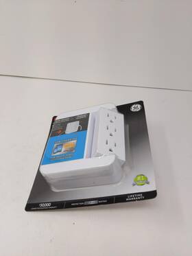 Ge 030878552462 Pro Side-access Swivel Surge Protector 2 Pack 5-outlet Extender With Usb