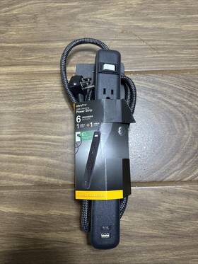 Ge 030878825955 Ultra Pro Surge Protector With 6 Outlets Plus 1 Usb-c And Usb-a Port - 6ft Cord