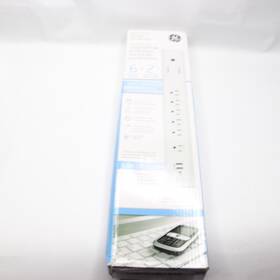 14619 Ge Surge Protector With 2 Usb Ports 6-outlet 4-ft Cord