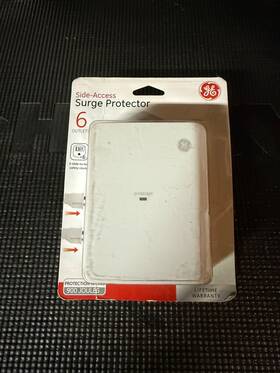 33805 Ge 313103889848 Pro 6-outlet Side-access Wall Adapter Surge Protection