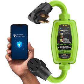 Gi-rvsp-wf-50a Gearit 50 Amp Rv Surge Protector Wi-fi Real Time Monitor - Voltagettttttttttt