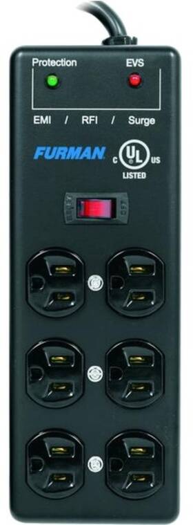 Ss-6b-pro Gefen - Furman 6-outlet Surge Suppressor/protector 6 X