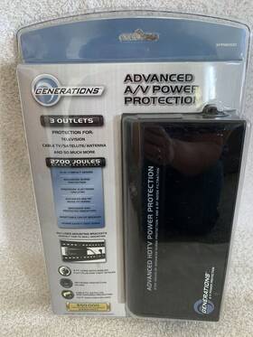 Xfpn6000 Generations 858883002365 Power Protection A/v 3 Outlets Model Sealed From Advanced