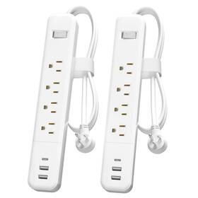 Us04ku2a1c Gerass 2 Pack Power Strip Surge Protector With Usb C 20w 4 Outlets 3 Ports 1 Us04ku2a1c Gerass 2 Pack Power Strip Surge Protector With Usb C 20w 4 Outlets 3 Ports 1