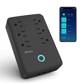 Ghome Smart 445021593545 Plug Outlet Extender Power Strip Surge Protector With 3 Indiv