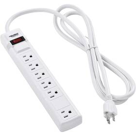 Lts-6cs2 Global Industrial 12 Inch 5 1 Outlet Strip And Surge Protector 90 Joules 6-ft