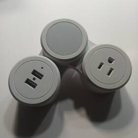 Globe 058219782873 Flexigon Wall Tap - 2 3.1a Usb Ports Dusk-dawn Led Night Light 3000k