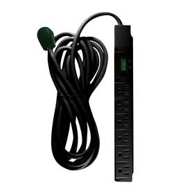 Gg-16315-15bk Go Green Power 815333010547 6 Outlet Surge Protector 1200 Joules Black 15 Ft Cord