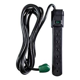 Gg-16106msbk Go Green Power Inc. 815333017652 Surge Protector 6 Ft Black