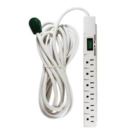 Gogreen Power 705353094903 6 Outlet Surge Protector Strip 15 Ft Heavy Duty Extension Cord