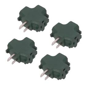 Gomen 652726776426 3-outlet Grounding Adapter Heavy Duty 3 Way Plug Etl Listed Grounde