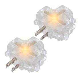 Gomen 652726776433 3-outlet Grounding Adapter Heavy Duty 3 Way Plug Etl Listed Grounde