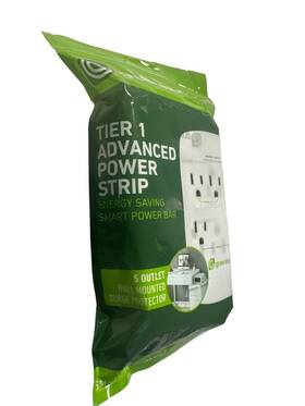 Greenlite 635279491152 5 Outlet Tier 1 Advanced Power Strip Wall Mount Surge Protector Lot 4