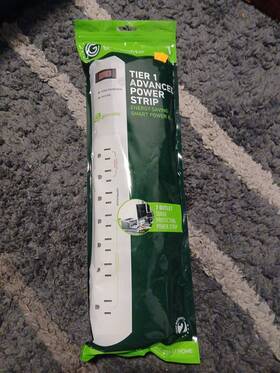 T107m1s4 Greenlite Aps/t107m1s4/102 Tier 1 Advanced 7 Outlet Surge Protecting Power Strip