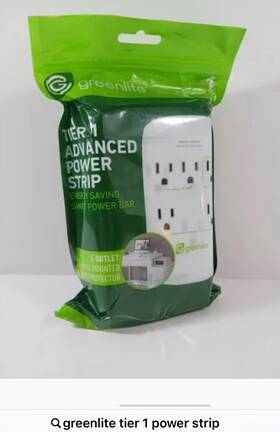 Apst105m152tta01 Greenlite 5 Outlet Advanced Power Strip Tier1 Wall Mount Smart Surge Protector