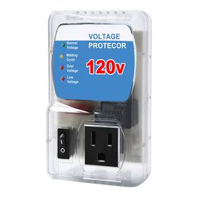 Gripgo 787056781007 Electronic Home Appliance Voltage Protector Single Outlet Surge White