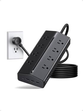 55319 Group Limited Power Strip 20 In 1 With 20w Usb C Fast Charging 16ac 1usb 3usb A Wider