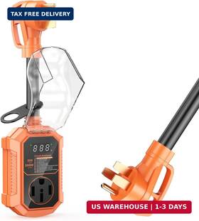 Gutterword Rv-14 Rv Surge Protectors 50 Amp With Smart Display 20000 Joules Circuit Analyzer