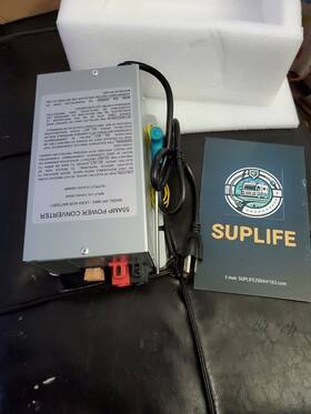 Wf-9855 Gyhmk 55amp Deck Mount Power Converter/charger Replacement For Rv Trailer Camp