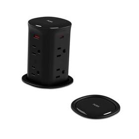 Oeup020b Hangzhou Junyue Technology Co. Itd Pop Up Outlet For Countertop 3-1/8 Inch Hole Desk Grommet Power Station 20w