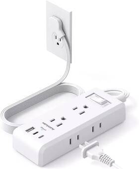 Hn63t Hanycony Flat Plug Power Strip Ultra Thin Extension Cord 6 Outlets 3 Usb Ports 2 C Hn63t Hanycony Flat Plug Power Strip Ultra Thin Extension Cord 6 Outlets 3 Usb Ports 2 C