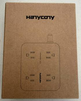 X0042iqj07 Hanycony Surge Protector Power Strip For Home Office New Open Box
