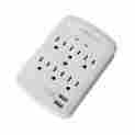 Hdc600wuwh Ce Tech 6-outlet Usb Wall Tap Surge Protector 649532619696