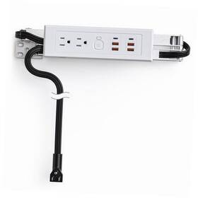 Pd30w Heshan Qingtong Electronics Technology Co. Ltd. T001 Drawer Outlet Kit Usb-c Fast Charging Station Usb Power Cabinet White