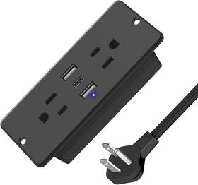 Hhsoet-5-1 Hhsoet 313112931910 5 In 1 Recessed Power Strip Flat Plug 20w Fast Charging Furniture Outlet