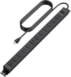 Hhsoet 445052484416 360 Rotating 12 Outlet Mountable Power Strip Metal Gaming Table Mounted