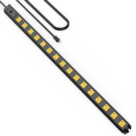 Px213-21 Hhsoet 16 Outlet Long Power Strip 6ft Heavy Duty Surge Protection Etl Certified