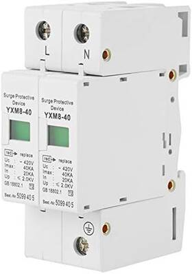 40ka Hilitand 445010618617 Photovoltaic House Surge Protector 220v 2p Low Voltage Arrester Device