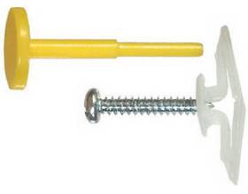 41414 Hillman Fasteners Medium Pop-up Toggle With #8 X 1.25- Inch Screw 10-pk