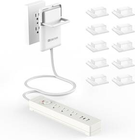 Hitrends 313104251248 6ft Ultra-thin Flat Plug Power Strip With 3 Outlets And Usb Ports Child Pet