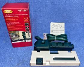 Lw61082 Holiday Living 3-outlet Power Center Ground Stake And Remote-control Model