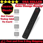 Hop1006bk-us On Smart Solution Black Surge Protector Power Strip 689829497651