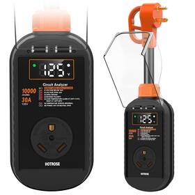 Hotrose 781111277023 30 Amp Smart Waterproof Rv Surge Protector With Circuit Analyzer 10000 Joules