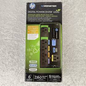 Hp 050644548420 Monster Digital Powercenter Surge Protector 650g - New Open Box