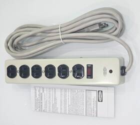 Hbl6mps105015 Hubbell Spickedshield 6 Outlets